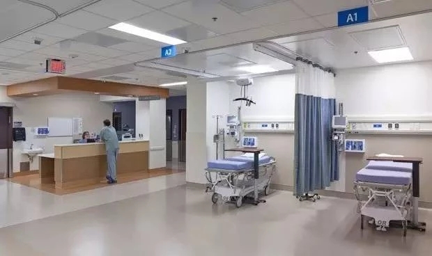 分享國外醫(yī)院彈性pvc卷材地板設(shè)計(jì)效果